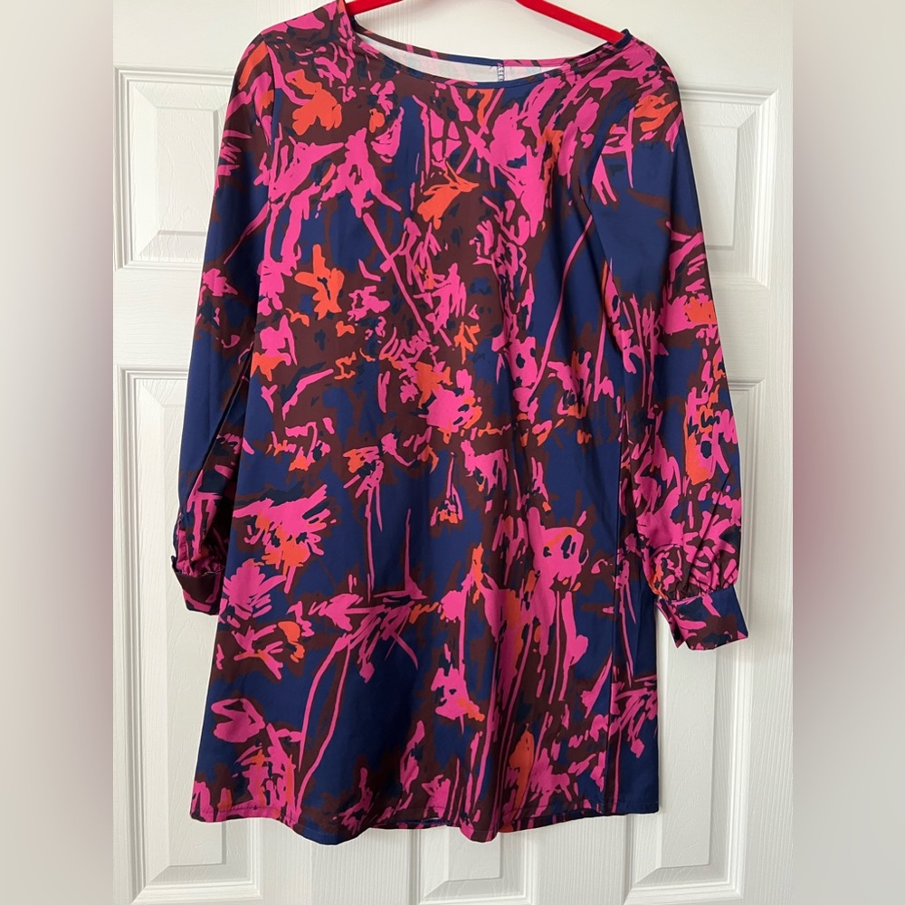 Non branded tunic/mini dress with long sleeves size small